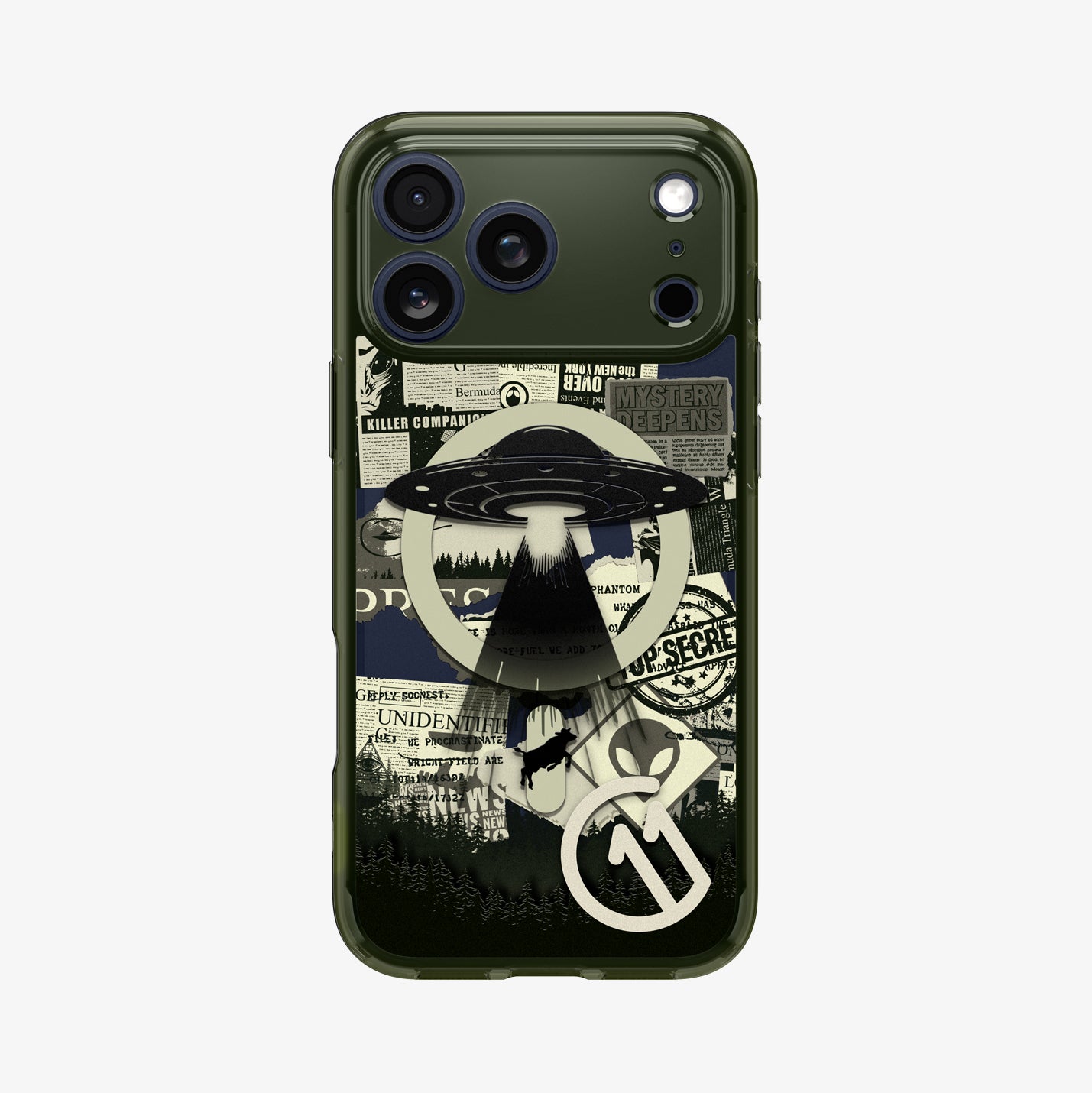 Spigen iPhone 17 Pro Max c11 Phantom MagFit case - back design view