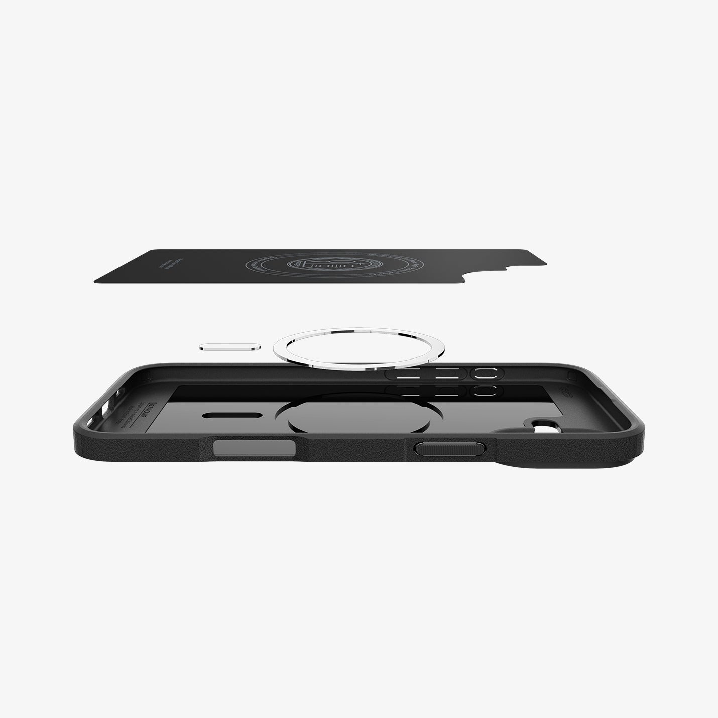 Spigen Core Armor (MagFit) case for iPhone 16 Plus in Matte Black – detail image 3