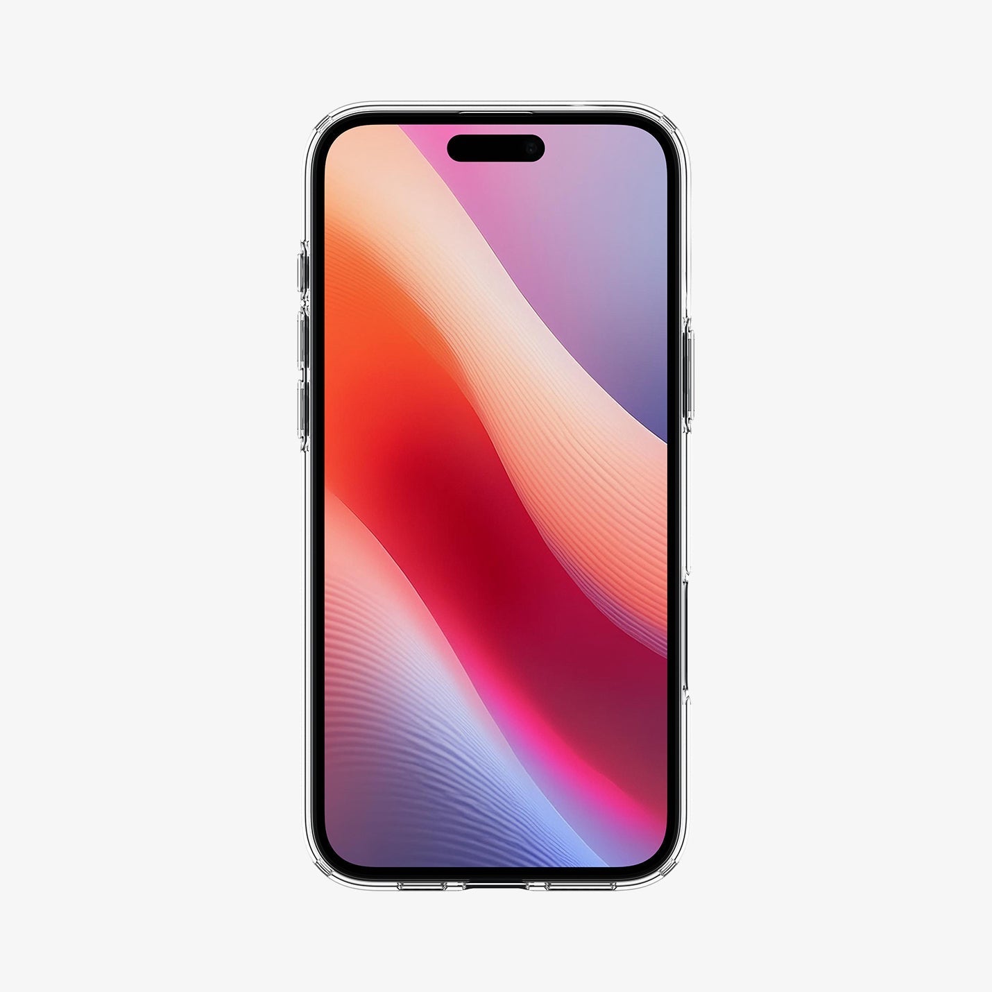 Spigen iPhone 16 Liquid Crystal case – front display view