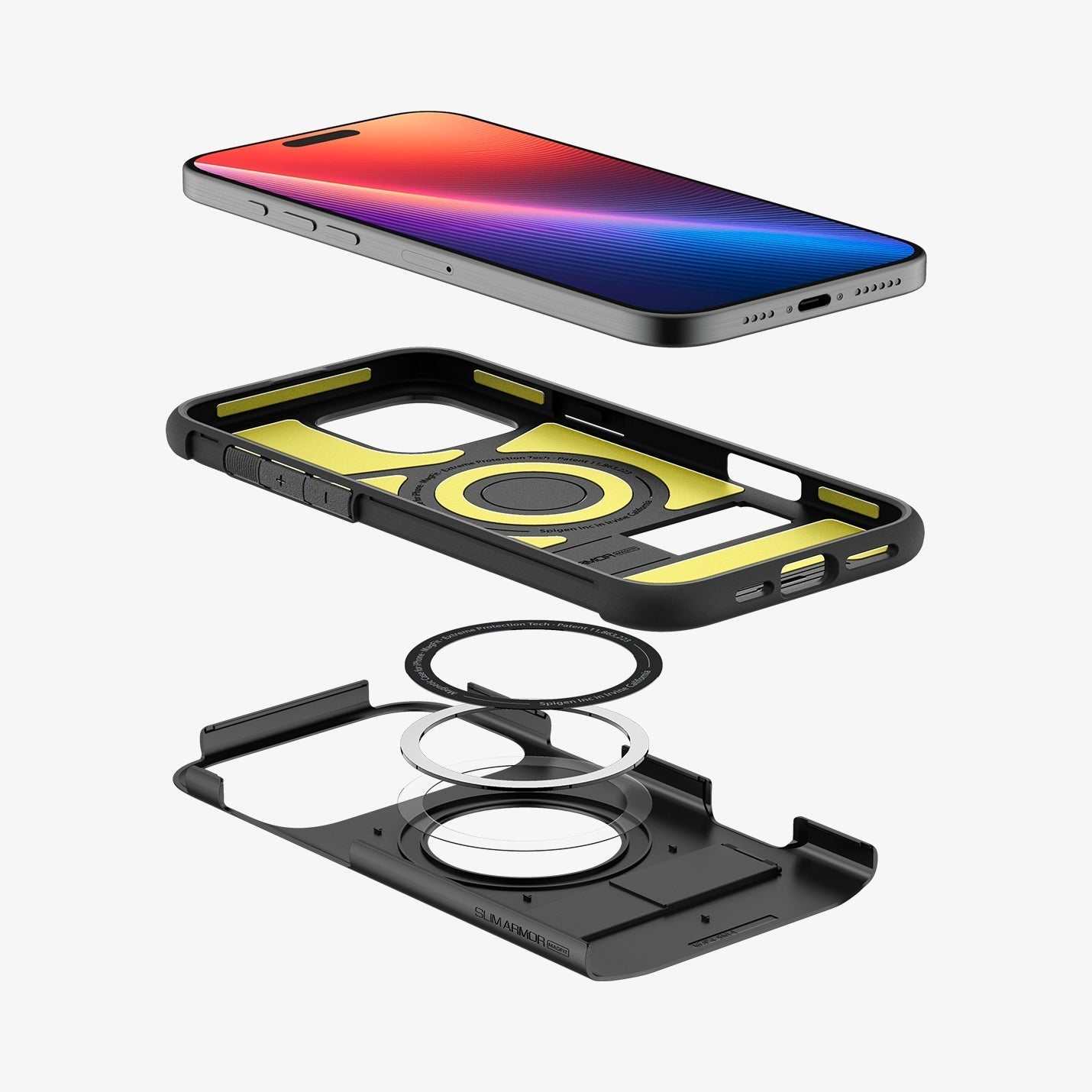Spigen iPhone 16 Pro Max Case Slim Armor (MagFit) view 15
