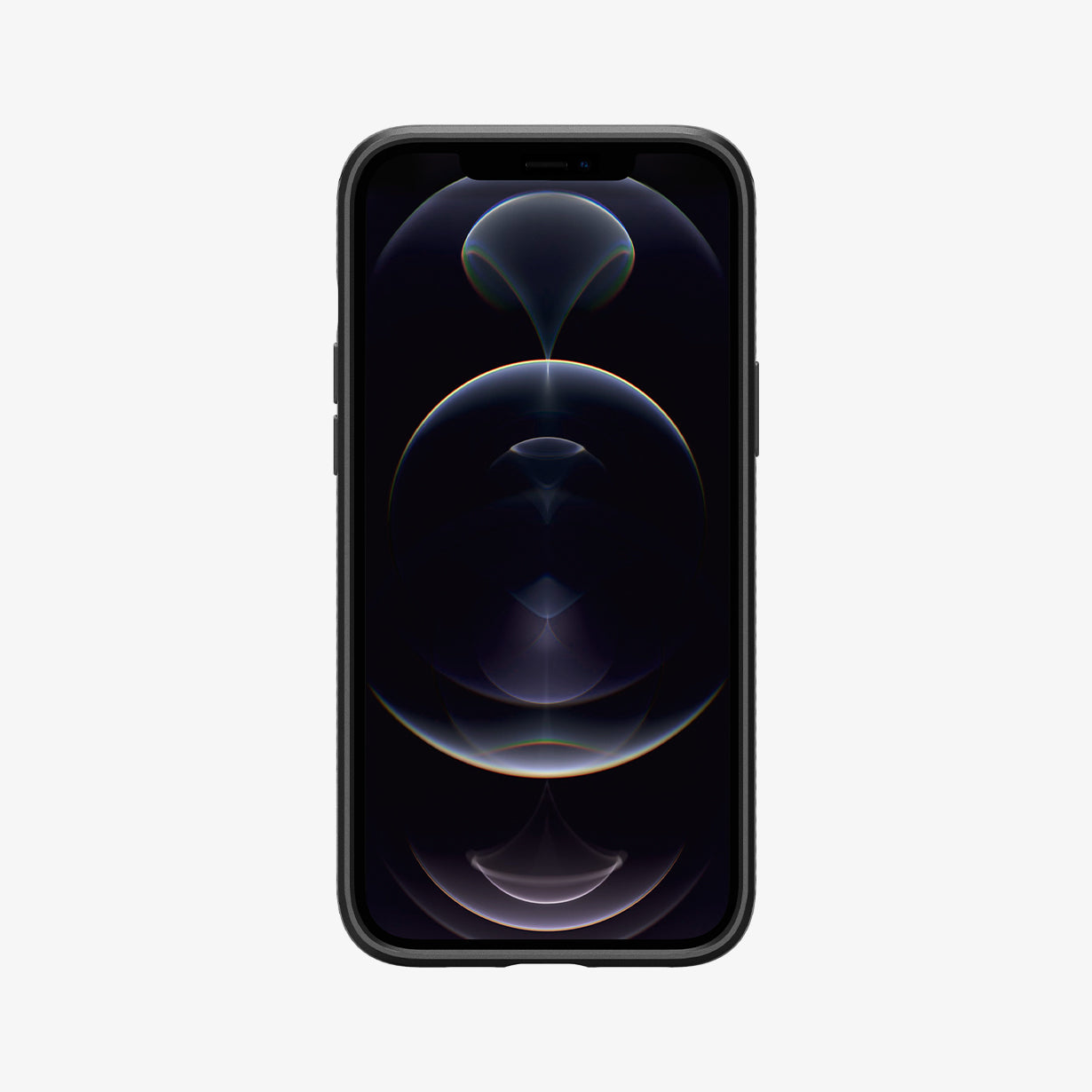 ACS01617 - iPhone 12 Pro Max Case Liquid Air in black showing the back