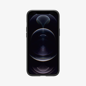 ACS01617 - iPhone 12 Pro Max Case Liquid Air in black showing the back
