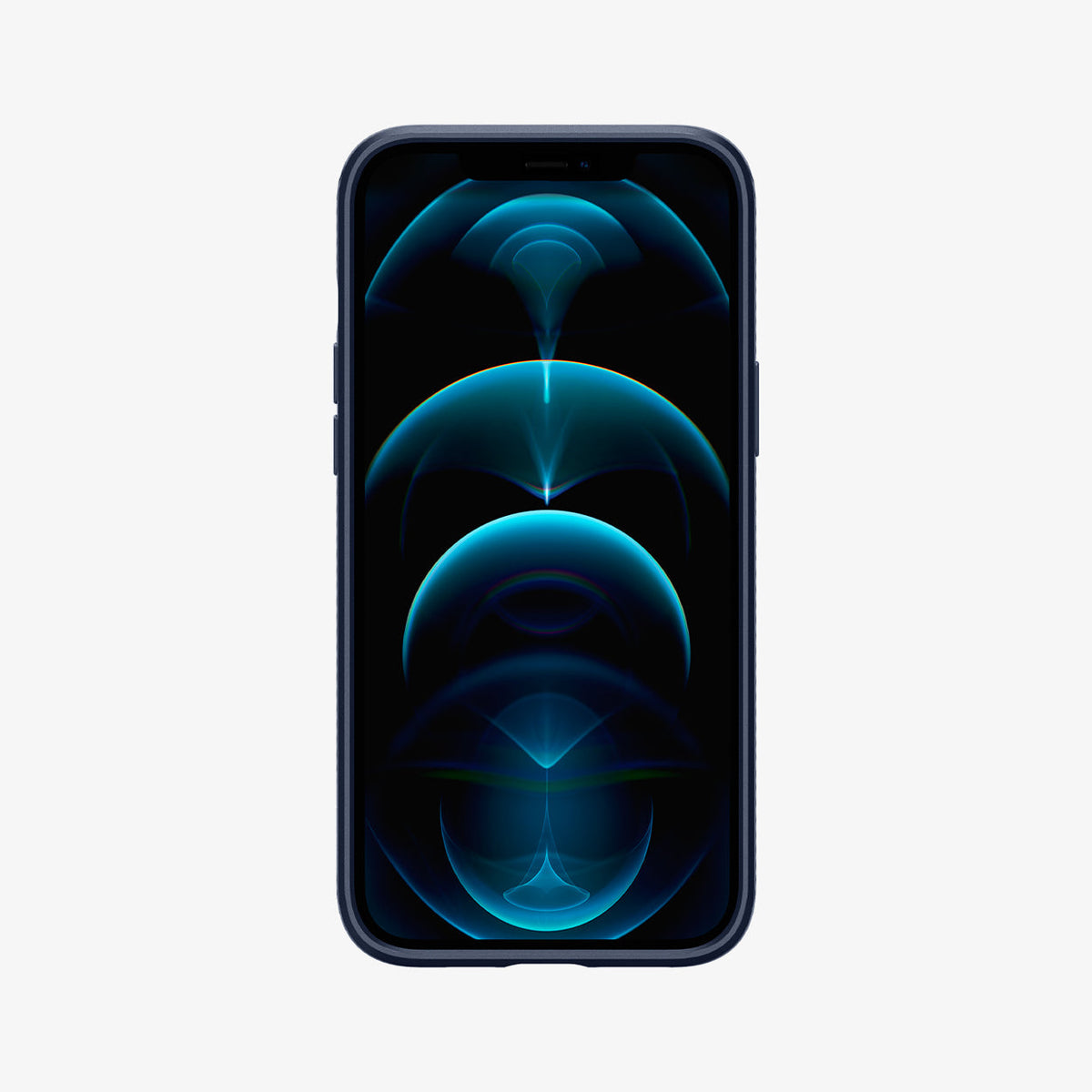 ACS01617 - iPhone 12 Pro Max Case Liquid Air in black showing the back