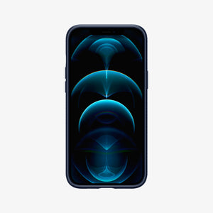 ACS01617 - iPhone 12 Pro Max Case Liquid Air in black showing the back