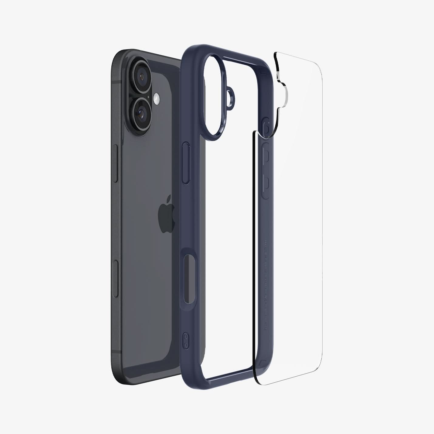 Spigen iPhone 16 Case – Ultra Hybrid – Navy Blue – detail image 2