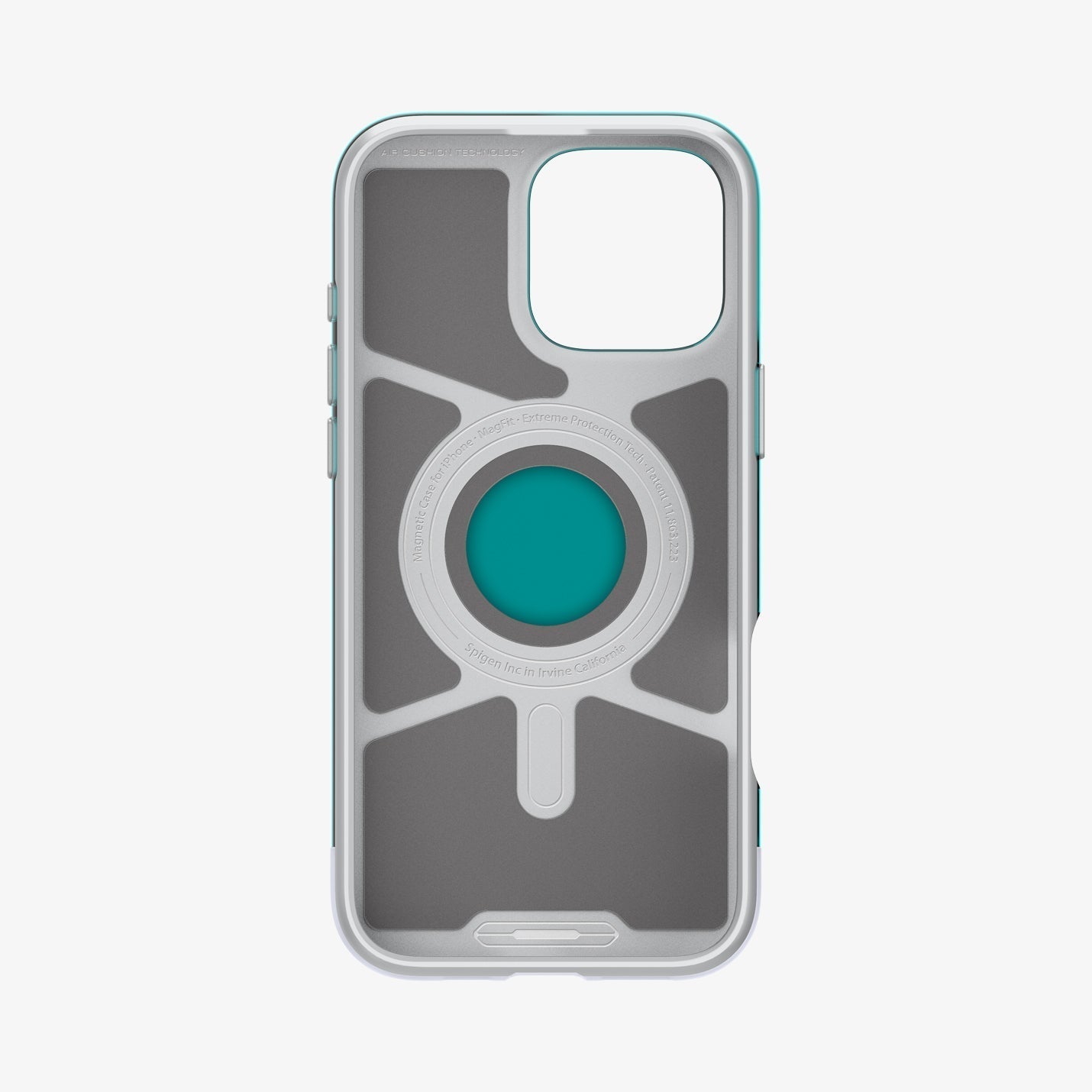 Spigen iPhone 16 Pro Classic C1 MagFit case in Bondi Blue - interior case view