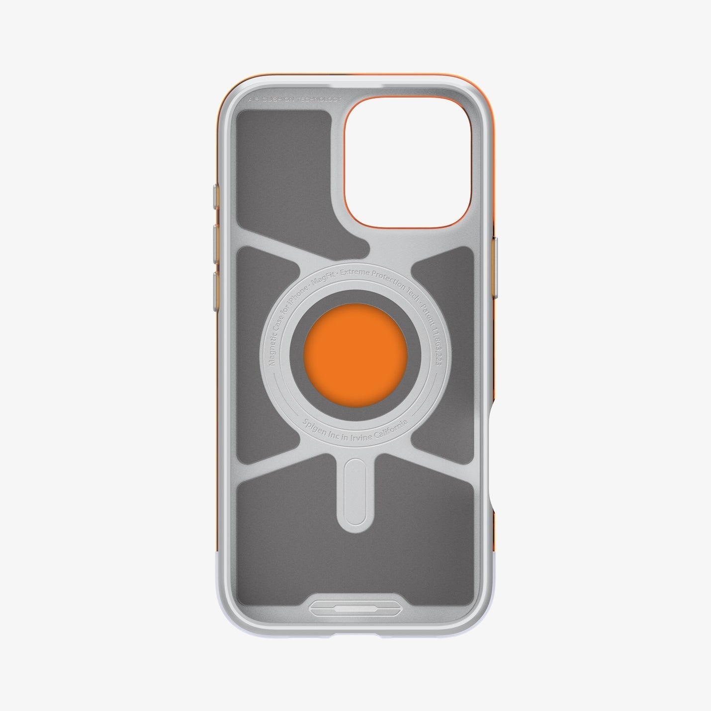 Spigen iPhone 16 Pro Classic C1 MagFit case in Tangerine - interior case view