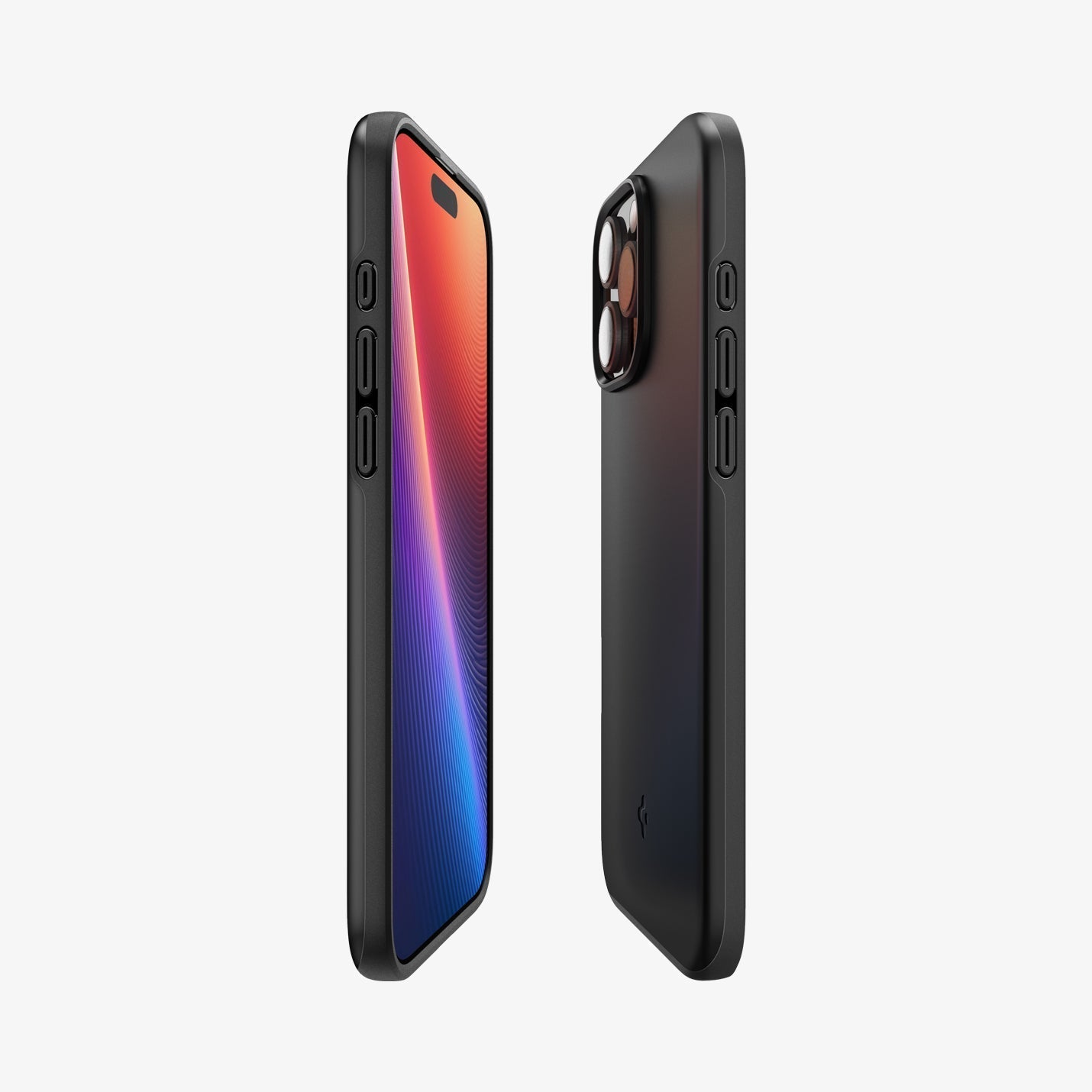 Spigen iPhone 16 Pro Thin Fit MagFit case in Black - slim side profiles