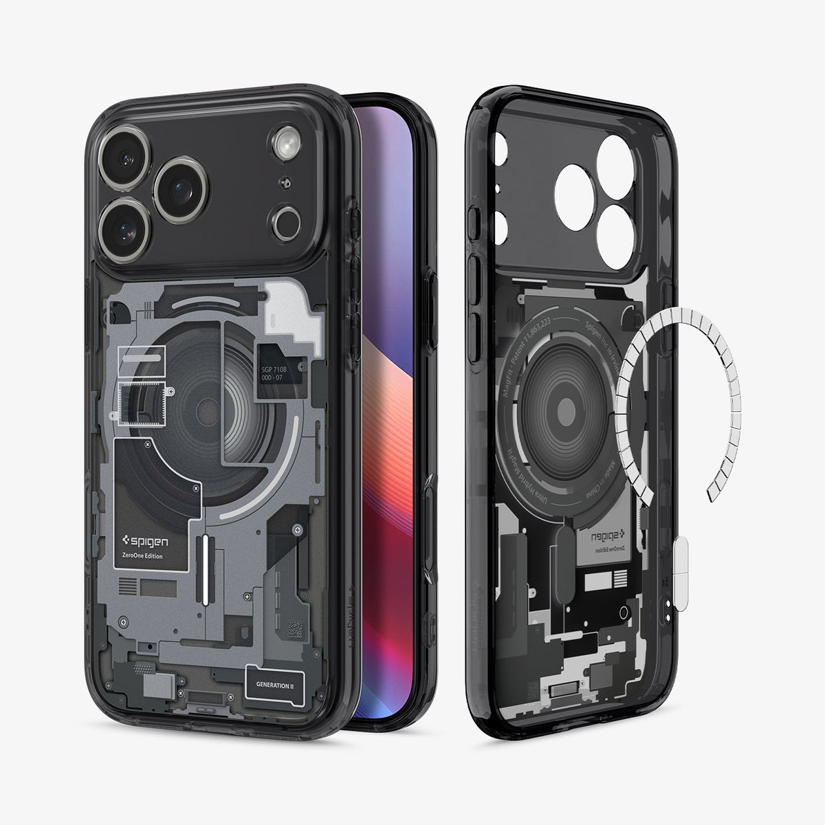 Spigen iPhone 18 Pro Max Ultra Hybrid Zero One (Mag Fit) - Zero One Black - image 2