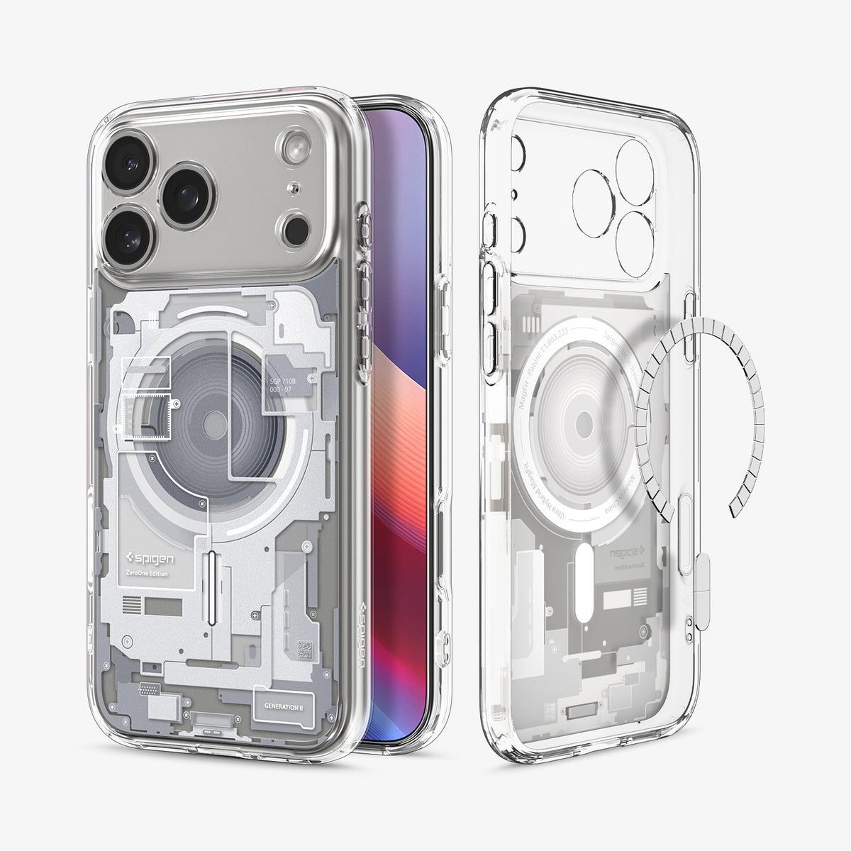 Spigen iPhone 18 Pro Max Ultra Hybrid Zero One (Mag Fit) - Zero One White - image 2
