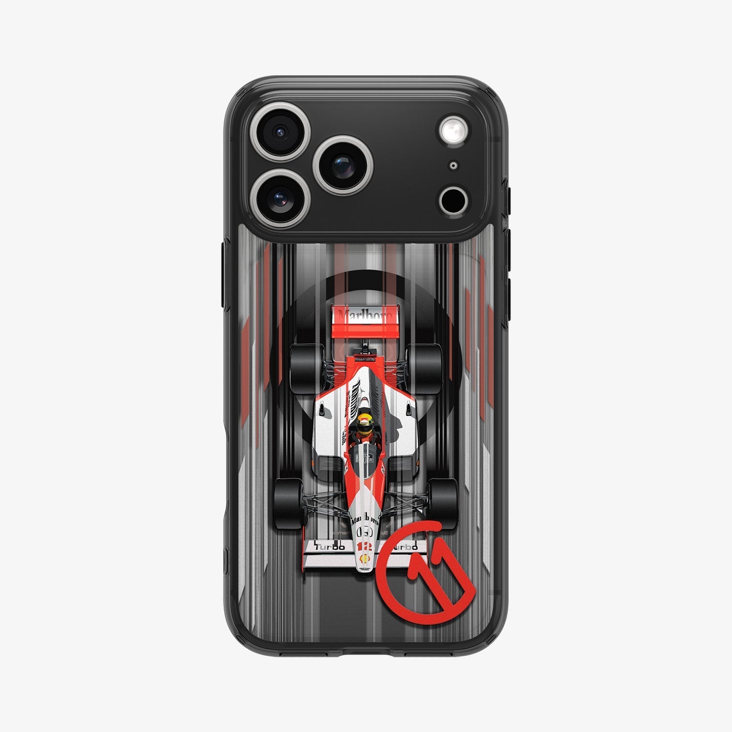 Spigen iPhone 17 Pro c11 Turbo MagFit case - white-background back view