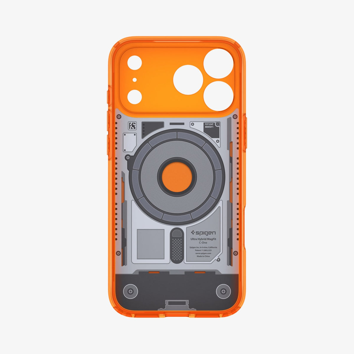 Spigen iPhone 18 Pro Ultra Hybrid C-One (Mag Fit) - C-One Tangerine - image 5