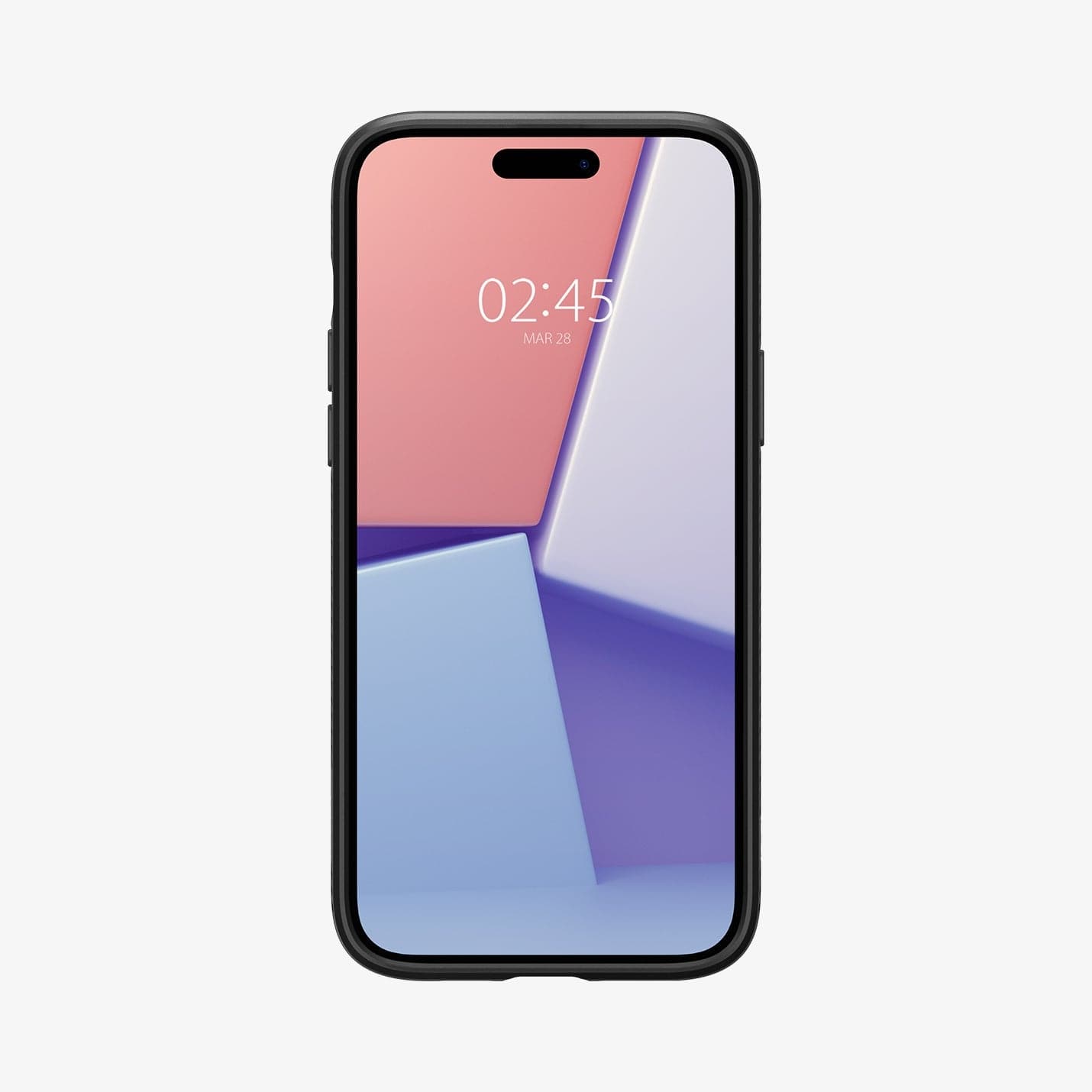 Spigen Liquid Air case for iPhone 15 in Matte Black – detail image 6