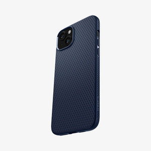 Spigen Liquid Air case for iPhone 15 in Navy Blue – detail image 8