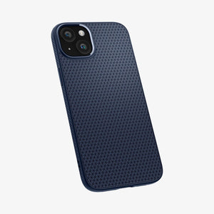 Spigen Liquid Air case for iPhone 15 in Navy Blue – detail image 9