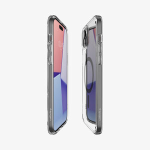 Spigen Ultra Hybrid MagFit case for iPhone 15 in Graphite – detail image 3