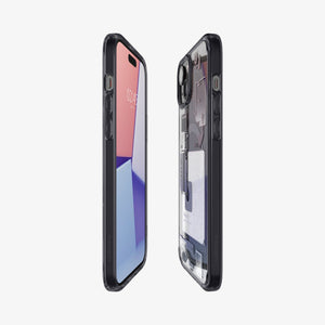 Spigen Ultra Hybrid Zero One (MagFit) case for iPhone 15 in Zero One Black – detail image 3