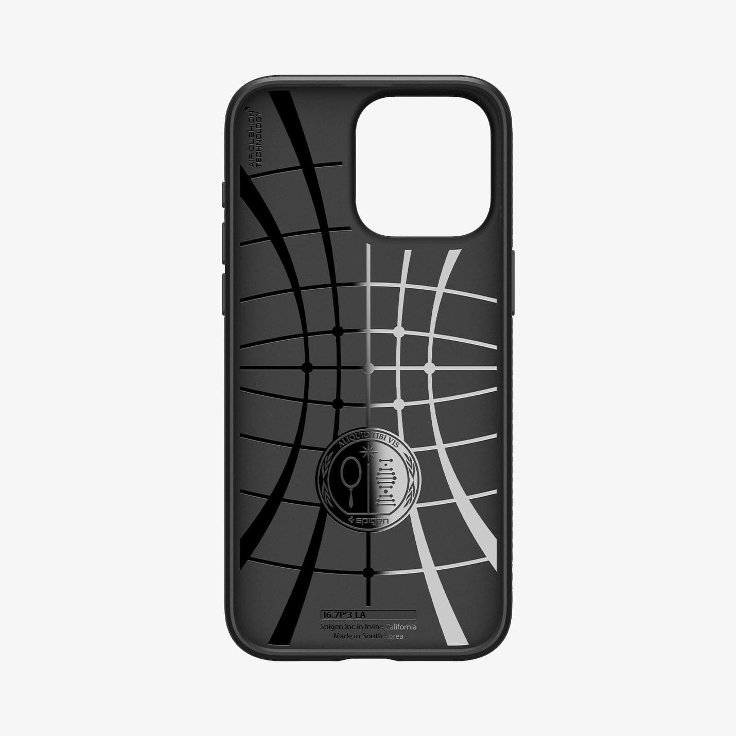 Spigen Liquid Air case for iPhone 15 Pro in Matte Black – detail image 6
