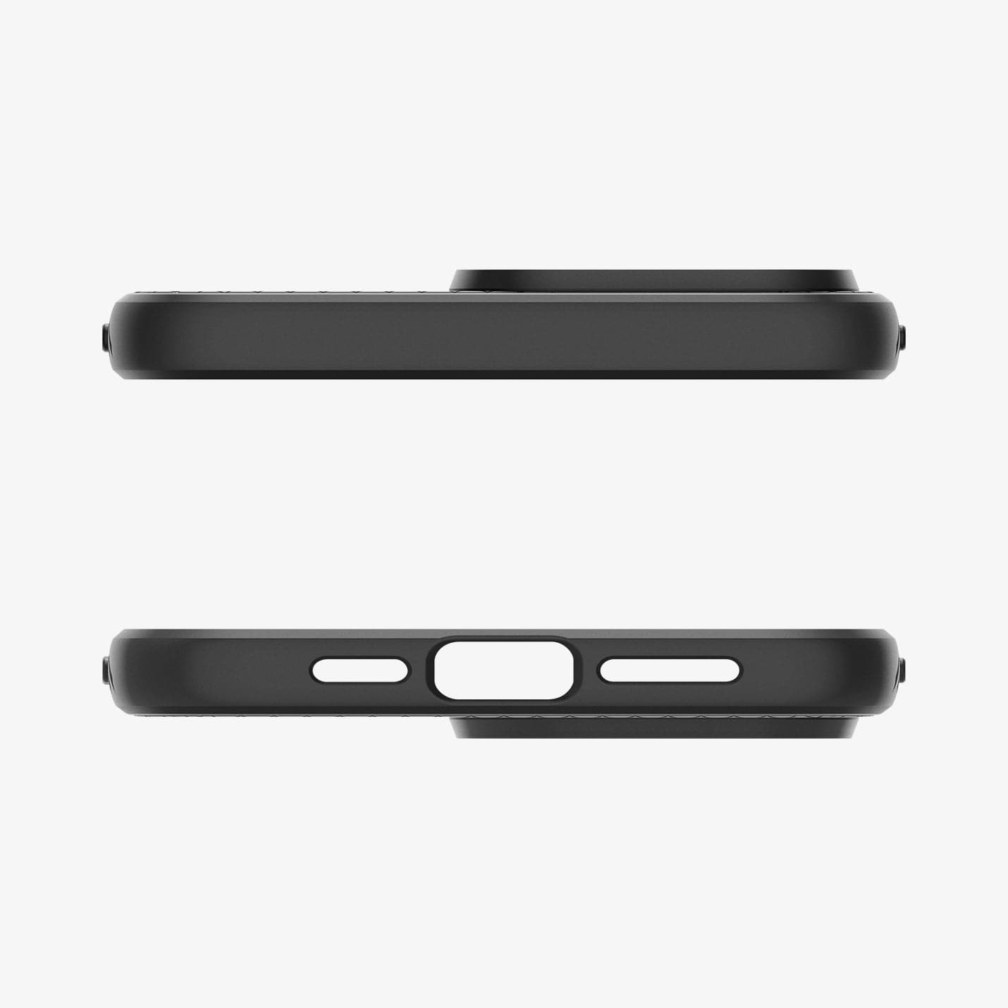 Spigen Liquid Air case for iPhone 15 Pro in Matte Black – detail image 11