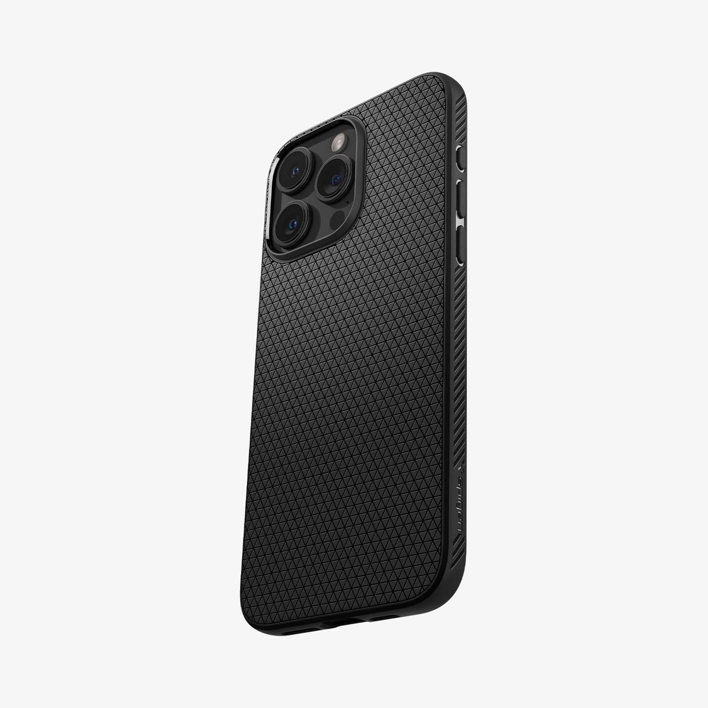 Spigen Liquid Air case for iPhone 15 Pro in Matte Black – detail image 7