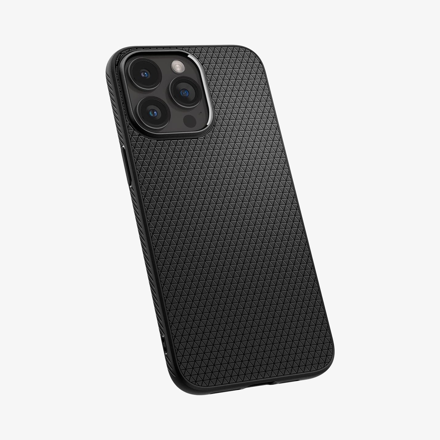 Spigen Liquid Air case for iPhone 15 Pro in Matte Black – detail image 8