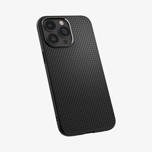 Spigen Liquid Air case for iPhone 15 Pro in Matte Black – detail image 8