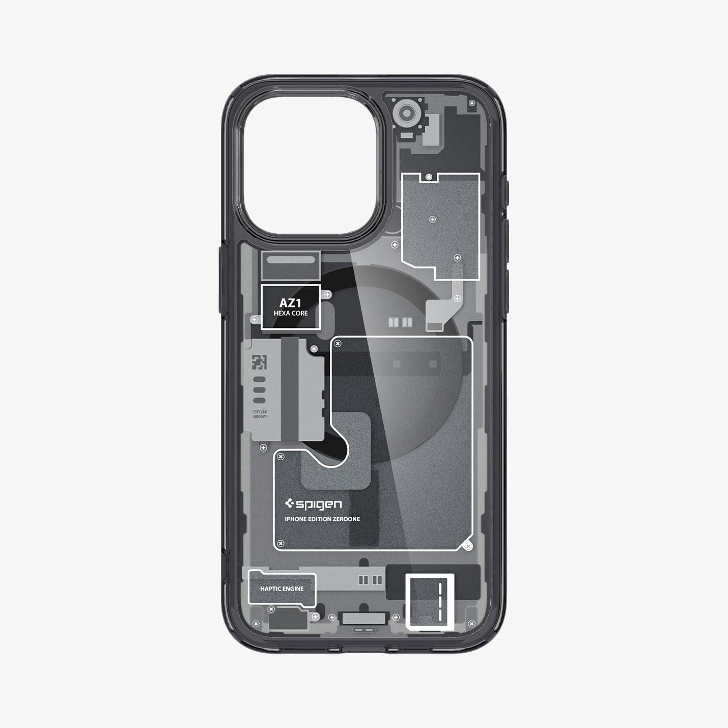 Spigen Ultra Hybrid Zero One (MagFit) case for iPhone 15 Pro in Zero One Black – detail image 5