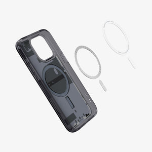 Spigen Ultra Hybrid Zero One (MagFit) case for iPhone 15 Pro in Zero One Black – detail image 4