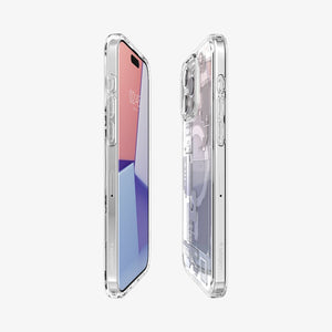 Spigen Ultra Hybrid Zero One (MagFit) case for iPhone 15 Pro in Zero One White – detail image 3
