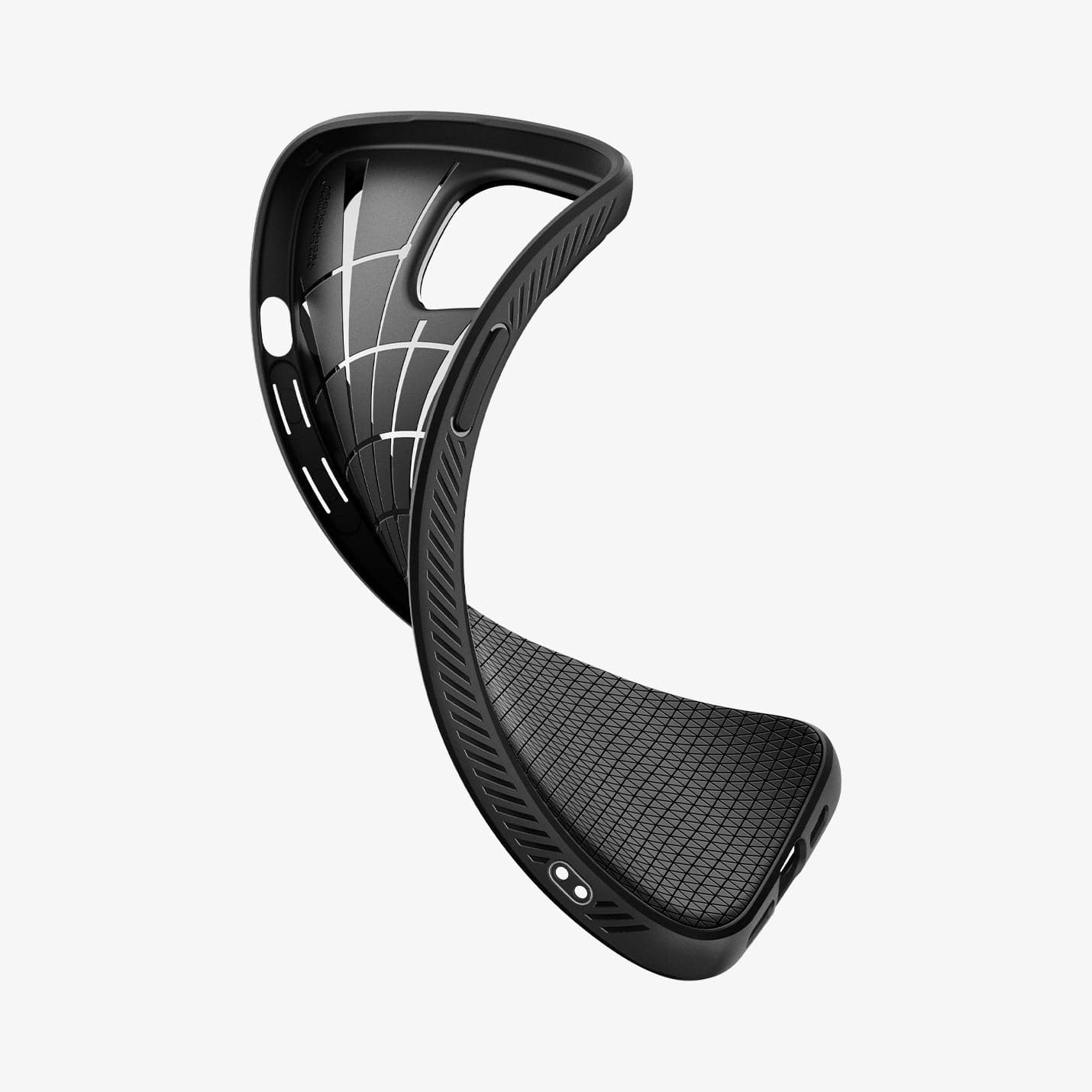 Spigen Liquid Air case for iPhone 15 Plus in Matte Black – detail image 3