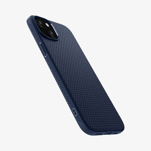 Spigen Liquid Air case for iPhone 15 Plus in Navy Blue – detail image 10