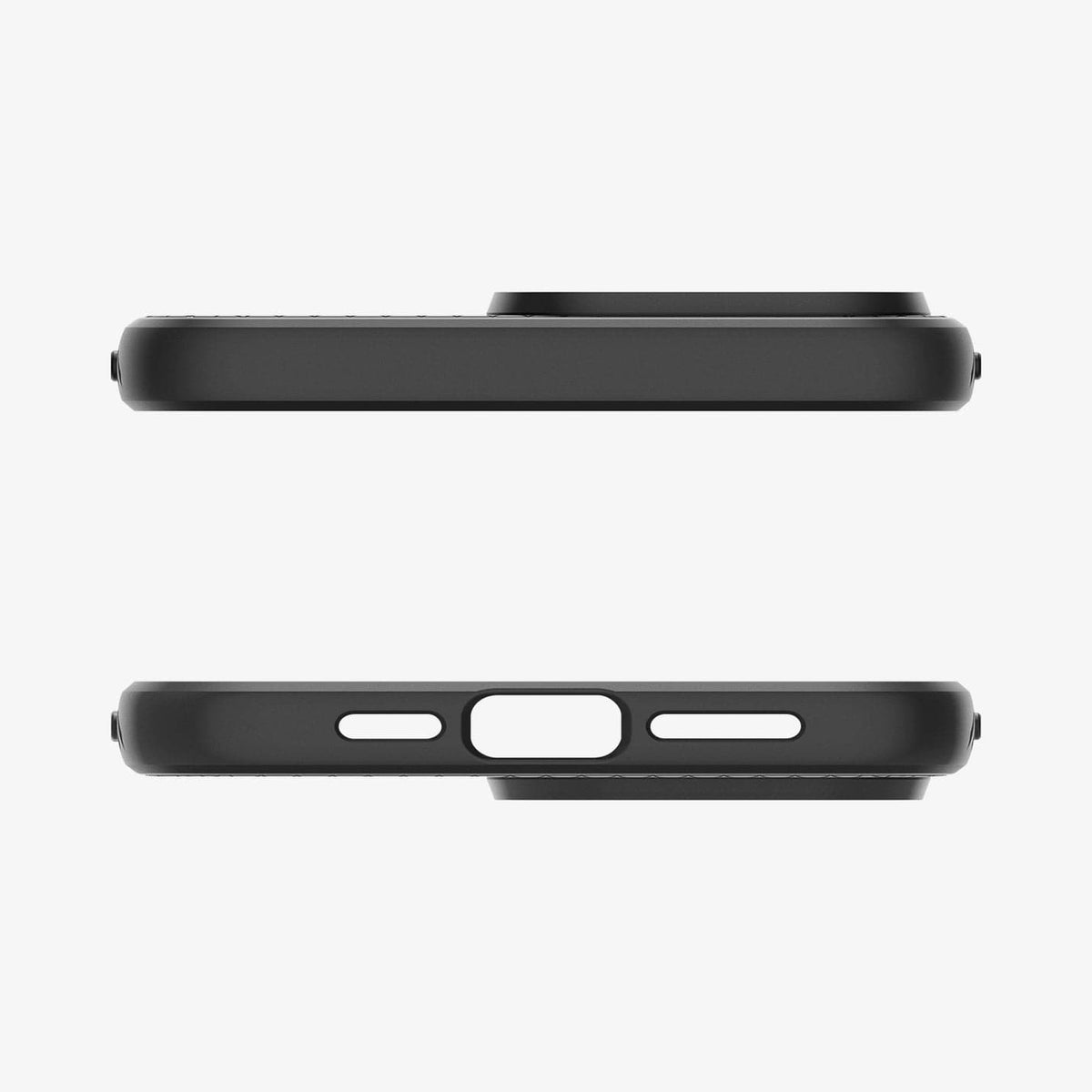 Spigen Liquid Air case for iPhone 15 Pro Max in Matte Black – detail image 12