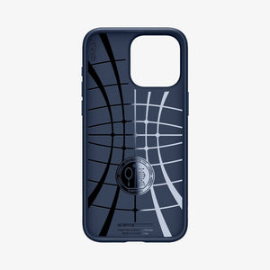 Spigen Liquid Air case for iPhone 15 Pro Max in Navy Blue – detail image 7