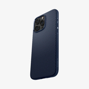 Spigen Liquid Air case for iPhone 15 Pro Max in Navy Blue – detail image 8
