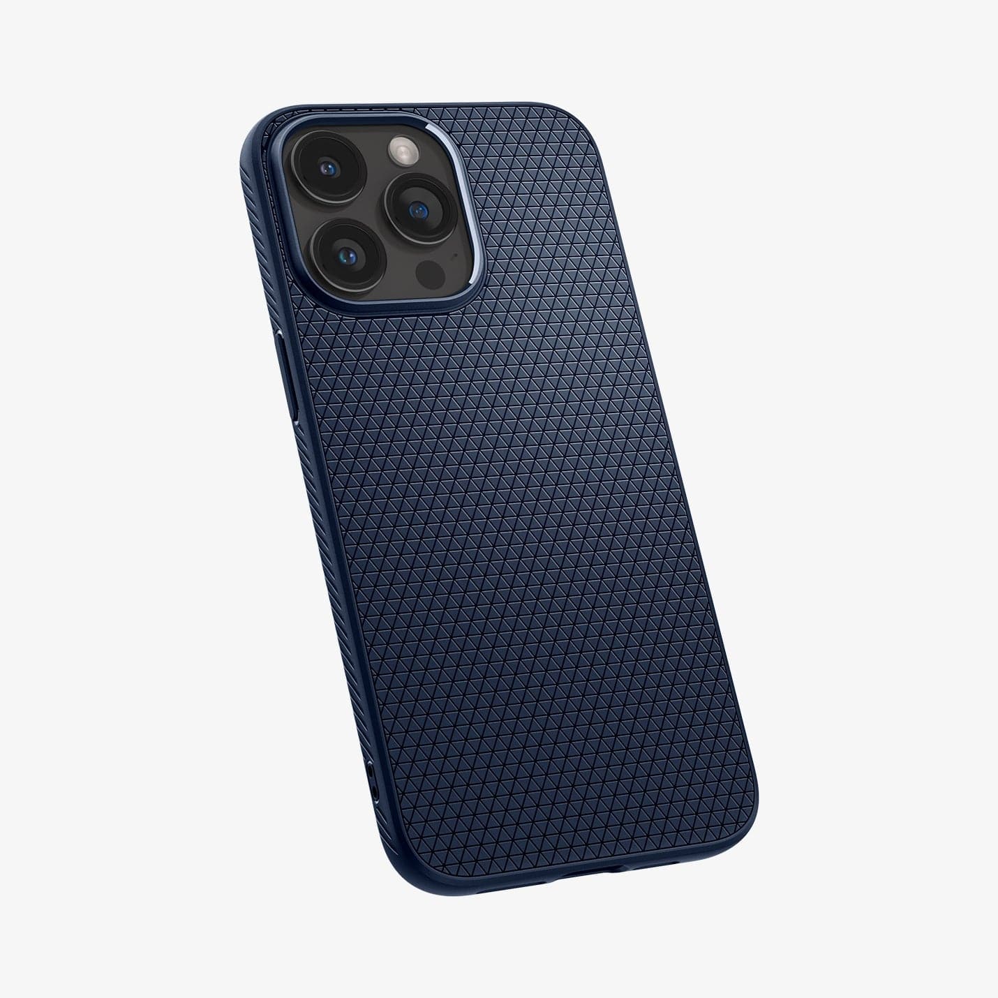 Spigen Liquid Air case for iPhone 15 Pro Max in Navy Blue – detail image 9