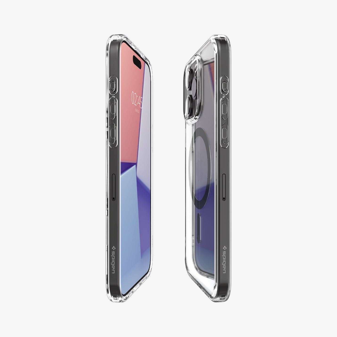 Spigen Ultra Hybrid (MagFit) case for iPhone 15 Pro Max in Graphite – detail image 3