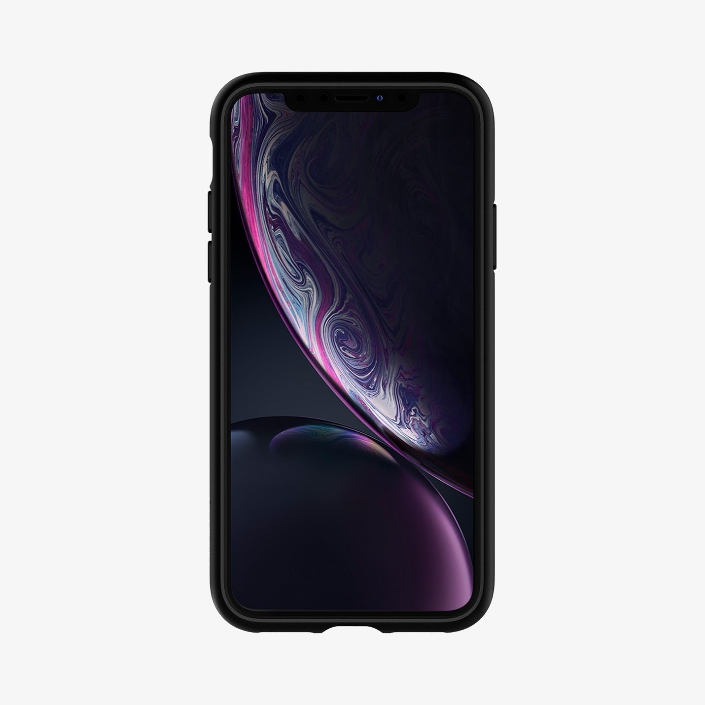 064CS24872  - iPhone XR Case Liquid Air in  Black showing the back
