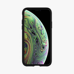 064CS24872  - iPhone XR Case Liquid Air in  Black showing the back