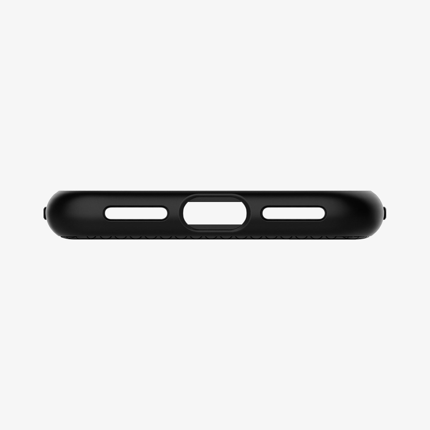 064CS24872  - iPhone XR Case Liquid Air in  Black showing the back
