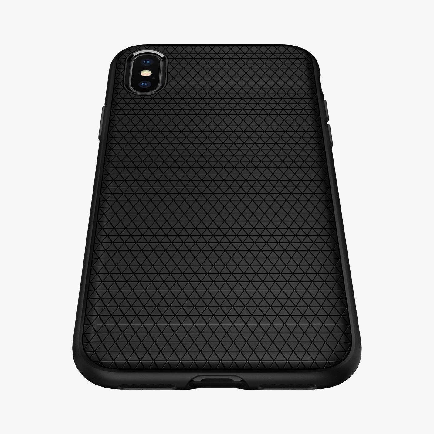 064CS24872  - iPhone XR Case Liquid Air in  Black showing the back