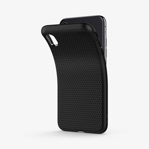 064CS24872  - iPhone XR Case Liquid Air in  Black showing the back