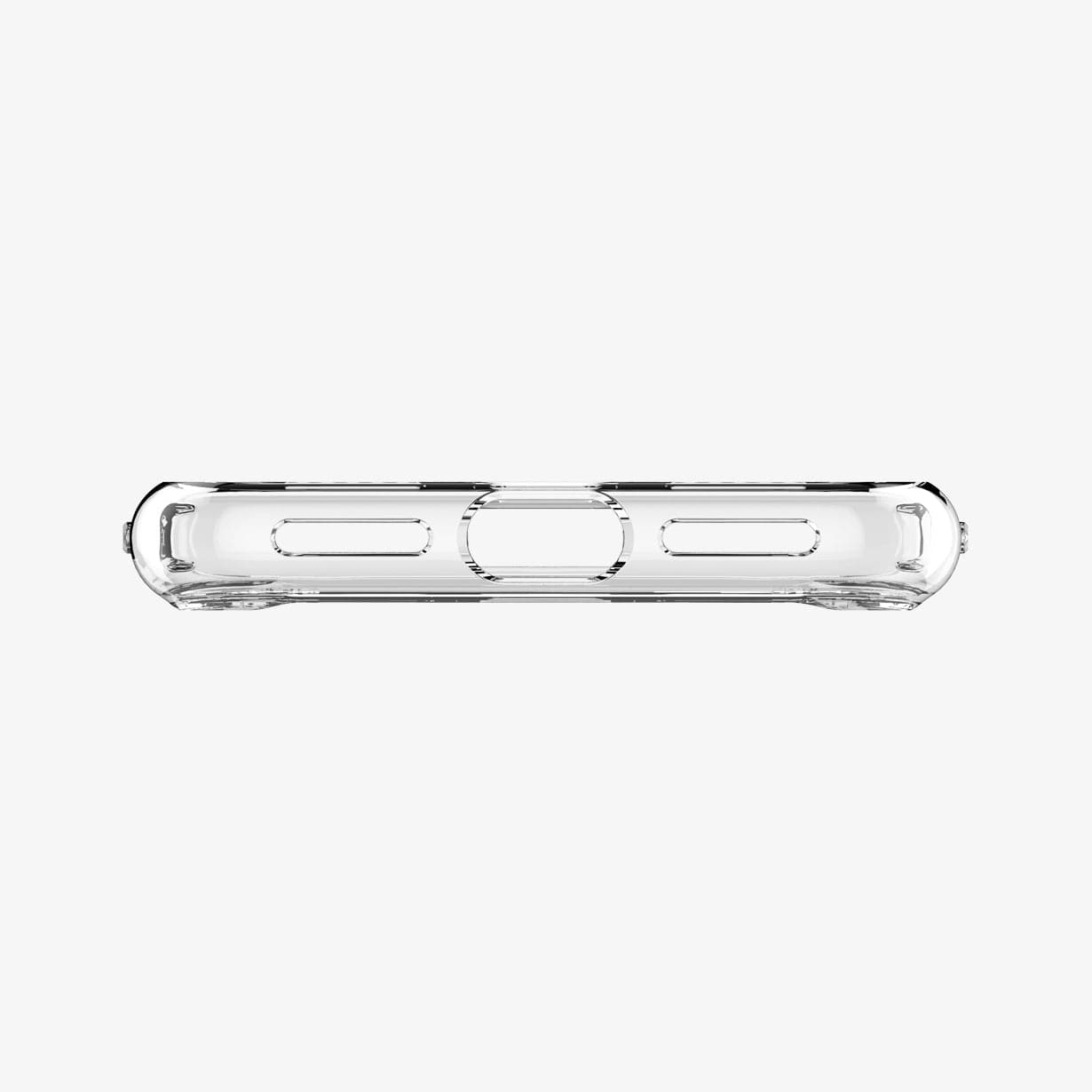 064CS24873 - iPhone XR Case Ultra Hybrid in crystal clear showing the back