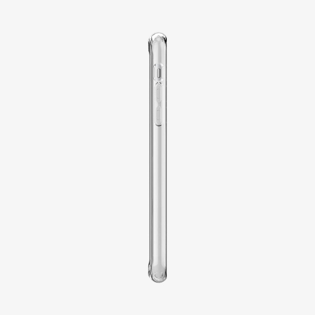 064CS24873 - iPhone XR Case Ultra Hybrid in crystal clear showing the back