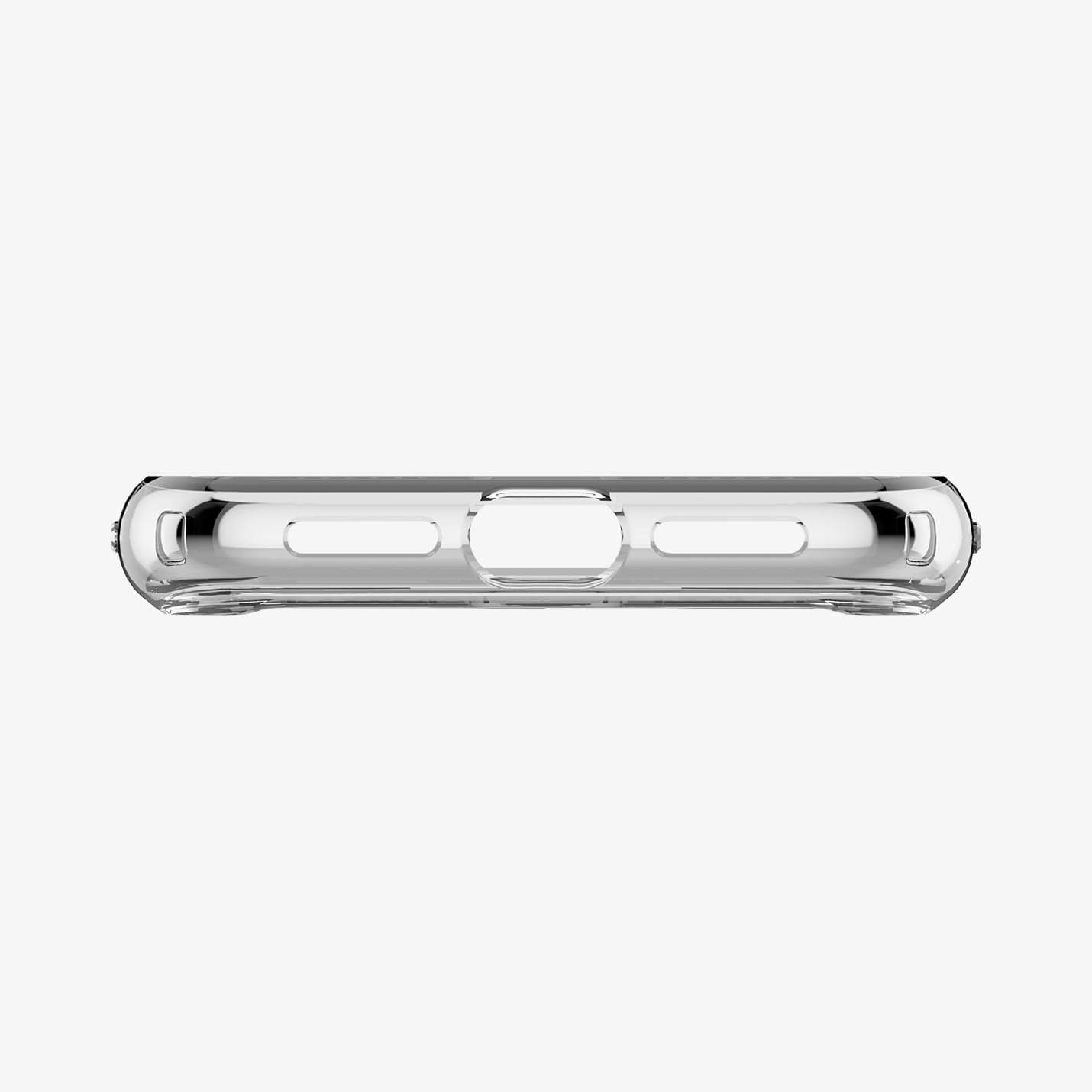 064CS24873 - iPhone XR Case Ultra Hybrid in crystal clear showing the back
