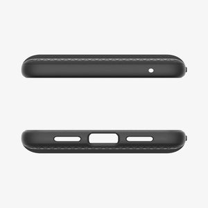 ACS06311 - Pixel 8 Pro Case Liquid Air in Matte Black showing the top and bottom