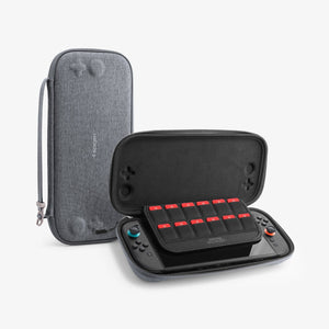 Front detail of Spigen Klasden Pouch 2 Nintendo Switch 2 carrying case