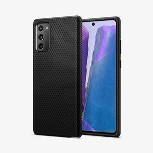 Spigen Galaxy Note 20 Ultra Case – Liquid Air – Matte Black – detail image 1