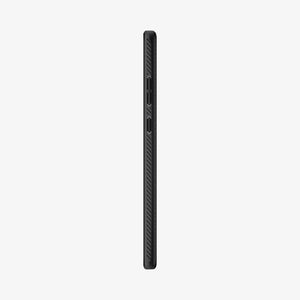 ACS01392 - Galaxy Note 20 Ultra Liquid Air Case in matte black showing the back