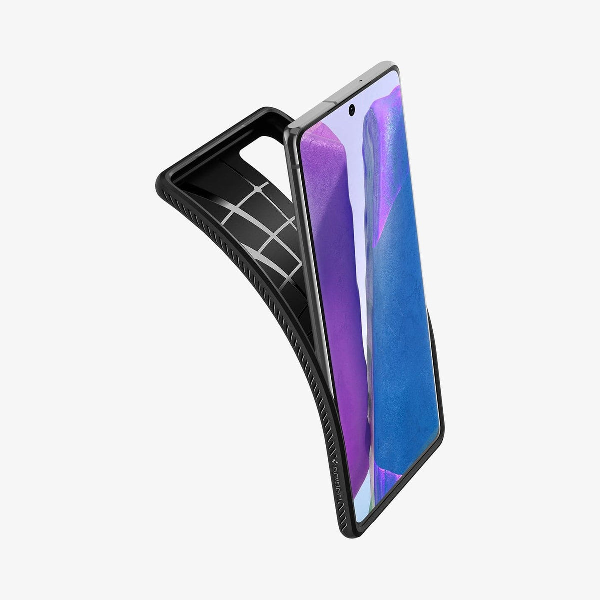 Spigen Galaxy Note 20 Ultra Case – Liquid Air – Matte Black – detail image 3