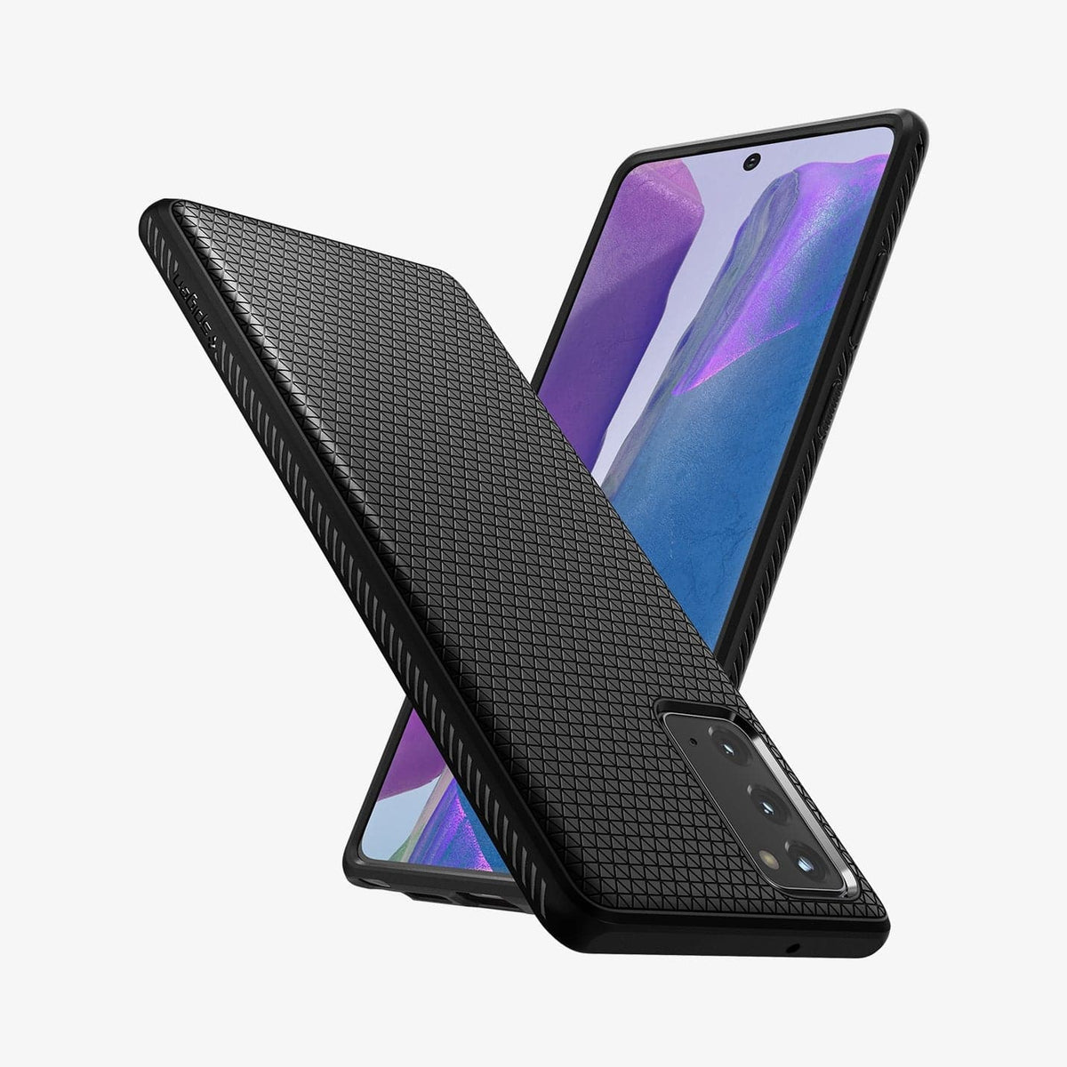 Spigen Galaxy Note 20 Ultra Case – Liquid Air – Matte Black – detail image 2